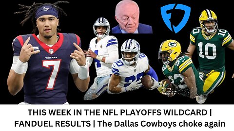 THIS WEEK IN THE NFL PLAYOFFS WILDCARD | FANDUEL RESULTS | The Dallas Cowboys choke again