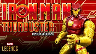 Custom Marvel Legends Thorbuster Iron Man Action Figure Showcase