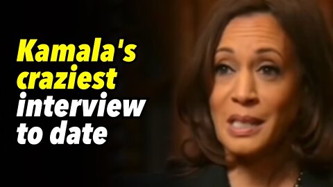 Kamala's craziest interview to date
