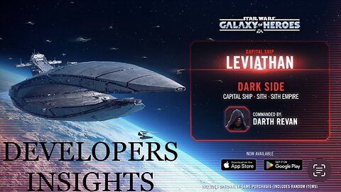 *NEW* Capital Ship Inbound: Leviathan | Developers Insights | Star Wars Galaxy of Heroes