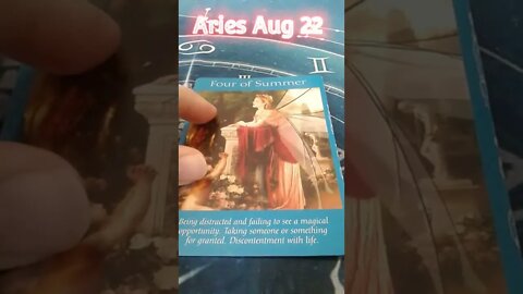#Aries Tarot reading For the week of August 22 2022 #Shorts