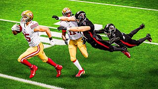 MADDEN 24 GEORGE KITTLE GAMEPLAY!! 49ERS VS FALCONS!