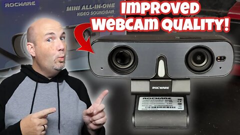 Rocware RC08 Mini All-In-One Video Soundbar Webcam Review