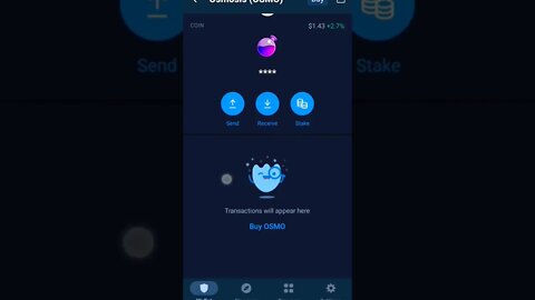 OSMOSIS STAKING CRYPTOCURRENCY IN TRUSTWALLET #trustwallet #staking #cryptostaking #osmosis #eth