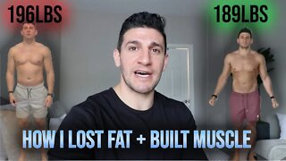how I LOST 4.5 pounds of Body fat in 1 month 🔥 | build muscle burn fat