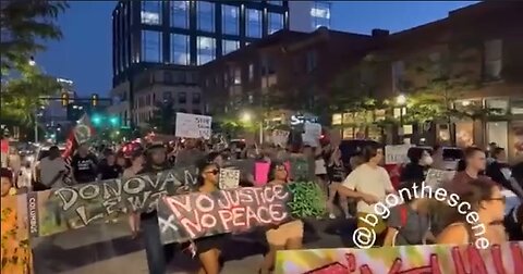 Another anti-White mob in the streets, this time in Columbus, Ohio - Someone was shot by the cops