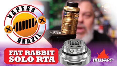 Hellvape Fat Rabbit Solo RTA - O Single coil - Review PTBR