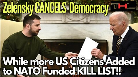 Zelensky CANCELS Democracy | Jimmy Dore added to KILL LIST