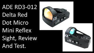 ADE RD3-012 Delta Reflex Red Dot - Review and Test