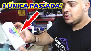 NA PRATICA! como personalizar copos, canecas, taças com Transfer laser (GIRO) Descomplicado!