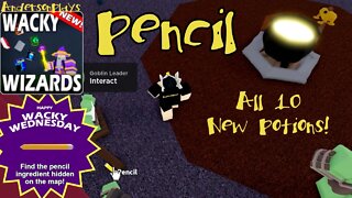 AndersonPlays Roblox Wacky Wizards ✏️PENCIL✏️ - How to Get Pencil + All New Pencil Update Potions