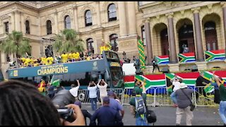 South Africa - Cape Town - Springbok Trophy Tour (Video) (R2s)