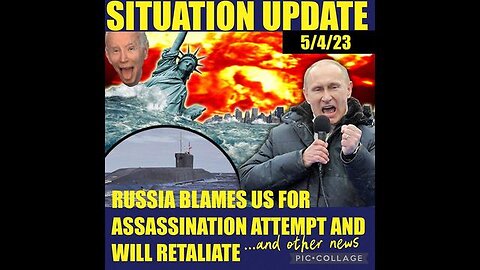 SITUATION UPDATE - RUSSIA RETALIATES FOR ASSASSINATION ATTEMPT! RUSSIA BLAMING US FOR KREMLIN ATTACK