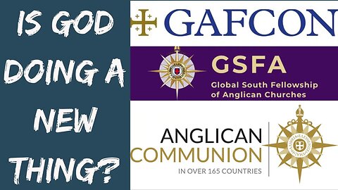 HUGE ANNOUNCEMENT! - But Will It Save The Anglican Communion?