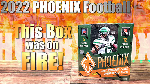 HOT 🔥 2022 Phoenix Football Hobby Box | These Colorful Trading Cards are FIRE (pun intended)