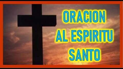 oracion al espiritu santo