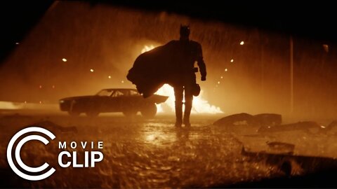 THE BATMAN (2022) - "Car Chase" Batmobile Vs Penguin | Cinephile