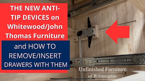 New ANTI-TIP Devices for Whitewood Bedroom Furniture and How to Use Them