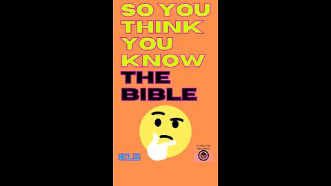 Bible Trivia 13