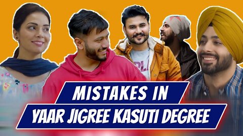 Mistakes in Yaar Jigree Kasooti Degree #YJKD720p