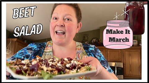 Yummy Beet Salad made from Pickled Beets! AND a Bonus recipe idea!