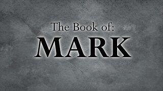Mark Chapter 2b The Lord of The Sabbath