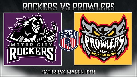 Motor City Rockers vs Port Huron Prowlers 3/16/24