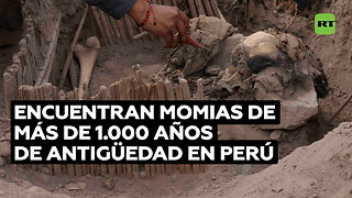 Descubren cinco momias de más de 1.000 años de antigüedad en Perú