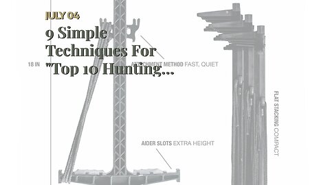 9 Simple Techniques For "Top 10 Hunting Gear Must-Haves for a Successful Hunt"