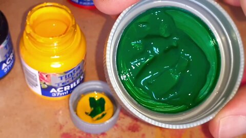 Como fazer a Cor Verde Musgo Tinta de Tecido