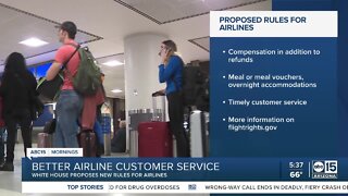 White House proposes new rules for airlines for better customer service