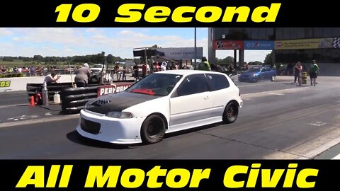 10 Second All Motor Civic | Import Face Off