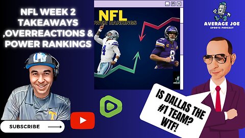 NFL Week 2 takeaways, fantasy reactions, top 10 NFL TEAMS power rankings & much more