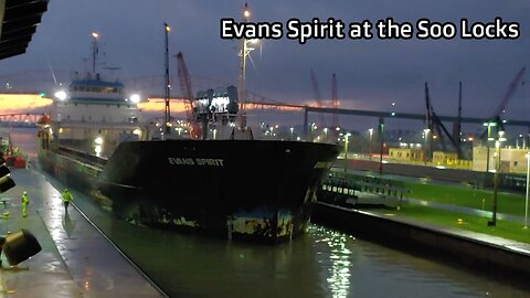 Evans Spirit at the Soo Locks