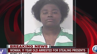 21-year-old woman, 11-year-old girl accused of stealing Christmas presents in Port St. Lucie