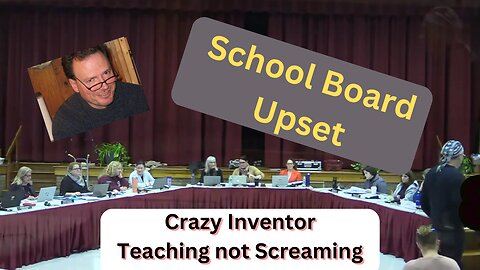 SB mandates police be present because they are uncomfortable with Crazy Inventor’s teachings