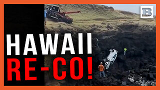 Hawaii Re-Co! Rental Car Recovered After Driven Off 60-Foot Cliff