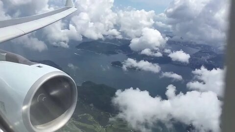 Cathay Pacific Airways | A330-300 | landing at Hong Kong HKG | Time Lapse HD