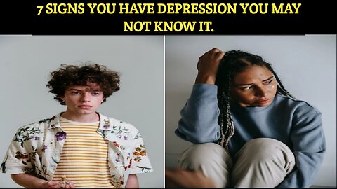 7 signs you have depression you may now knowing it