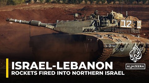 The Israeli army says three rockets were fired from Lebanon into northern Israel