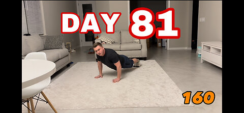 March 22nd. 133,225 Push Ups challenge (Day 81)