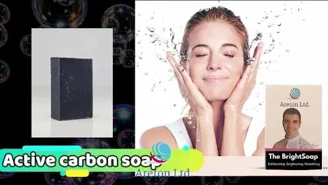 Active carbon soap