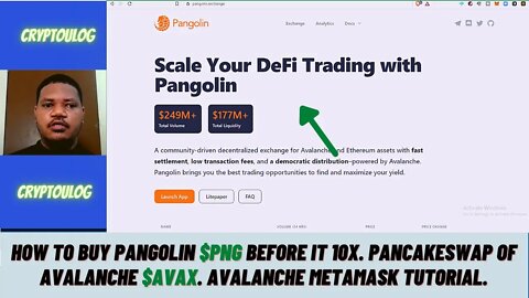 How To Buy Pangolin $PNG Before It 10X. PancakeSwap Of Avalanche $AVAX. Avalanche Metamask Tutorial.