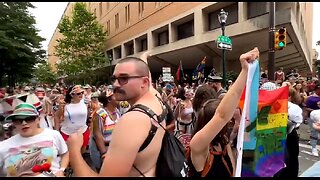 Pro Hamas Protesters Block Philly Pride Parade