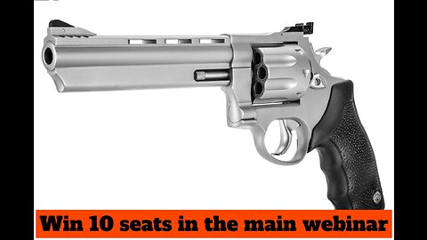 TAURUS 608 357 MAG 6.5" 8-RD REVOLVER MINI #2 for 10 seats in the main webinar