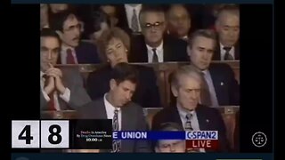 Clinton 1995 - State of the Union Speech-Standing Ovation: After Comments