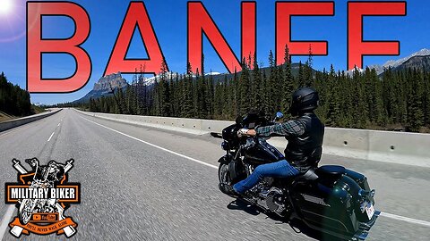 Motorcycle Road Trip Adventure Through Banff National Park On Harley Davidsons.