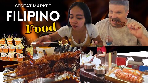 The Philippines most delicious street food in McKinley Hill, Streat Market