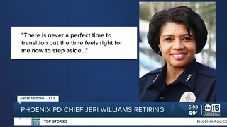 Looking ahead at what's next as Phoenix PD Chief Jeri Williams retires