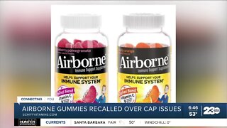 Airborne gummies recalled over cap, seal injury hazard
